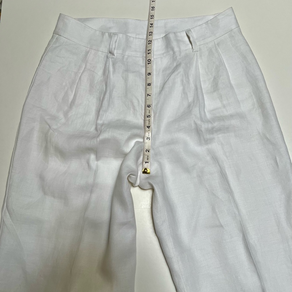 Jones New York white linen pants - Picture 6 of 11